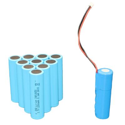baterías de iones de litio INR18650 2200mah 3.6V 3.7V 7.4V 11.1V 14.8V LED linterna 12V batería de litio