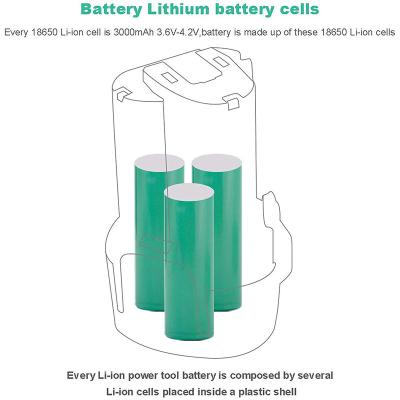 batería de alta calidad de la herramienta eléctrica del paquete de batería 10.8v